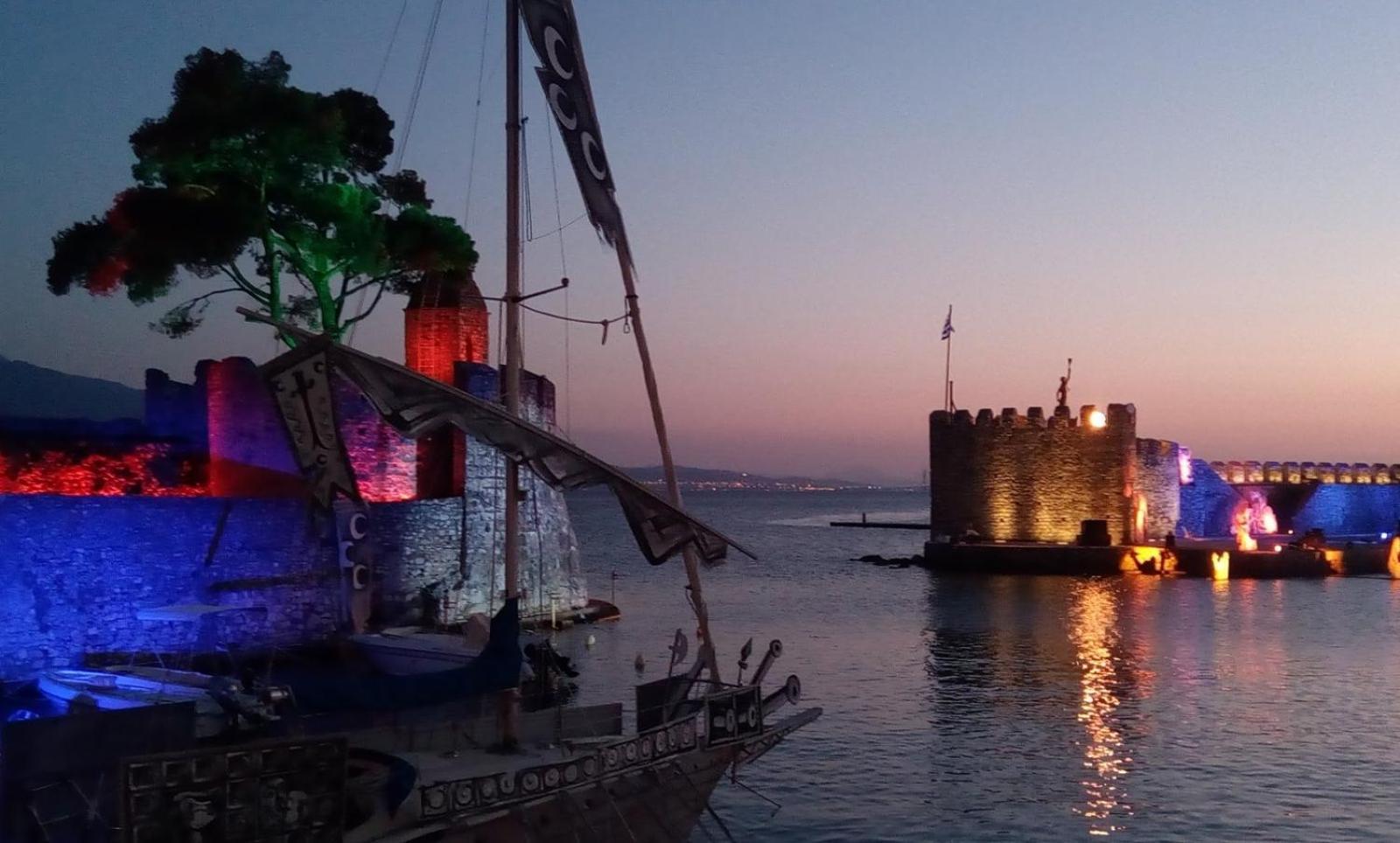 Gasthaus Sideroporta Castle Nafpaktos Exterior foto